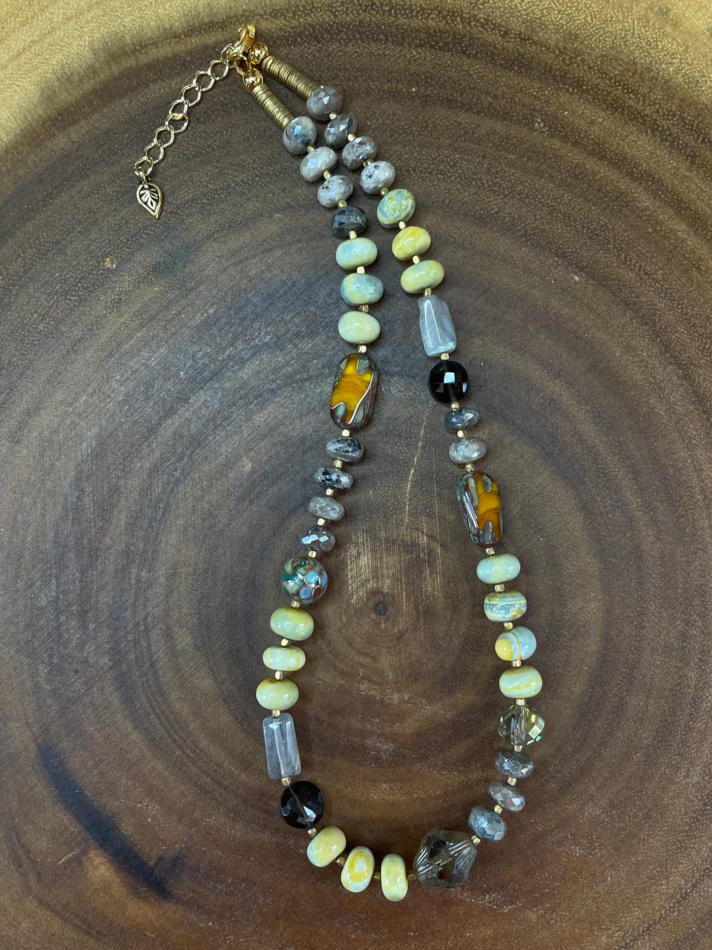 Opal Beaded Necklace