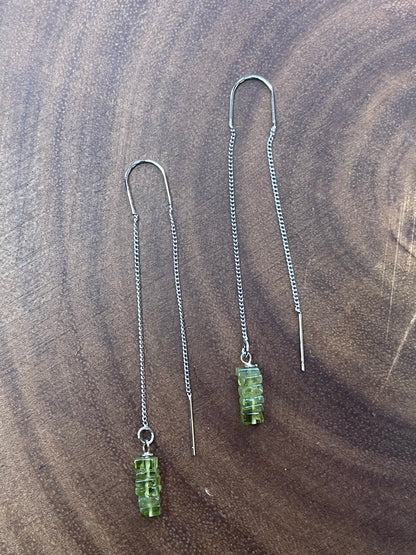 Peridot Jewelry Set - Silver