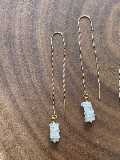 Rainbow Moonstone Jewelry Set