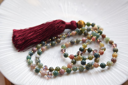 Ocean Jasper Tassel Necklace