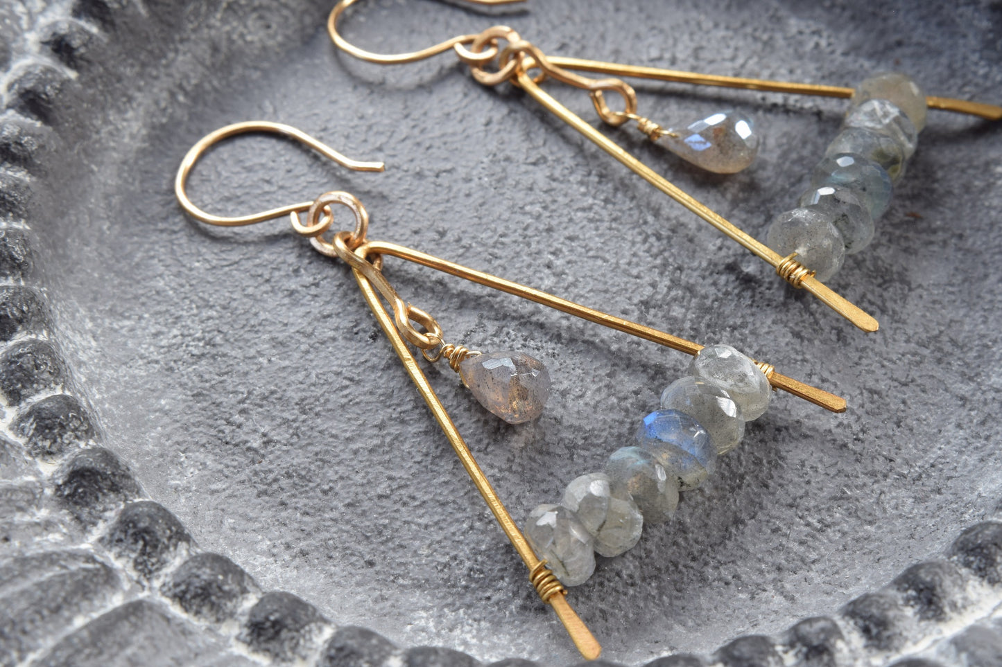 Labradorite Dangle Earrings