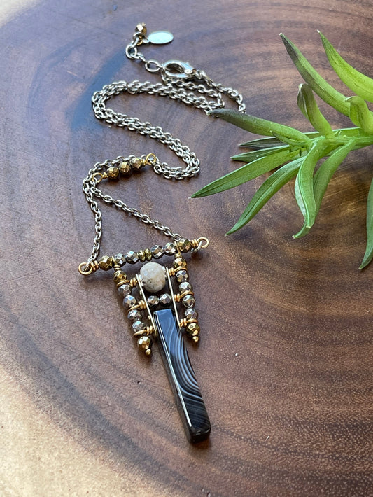 Black Agate Necklace