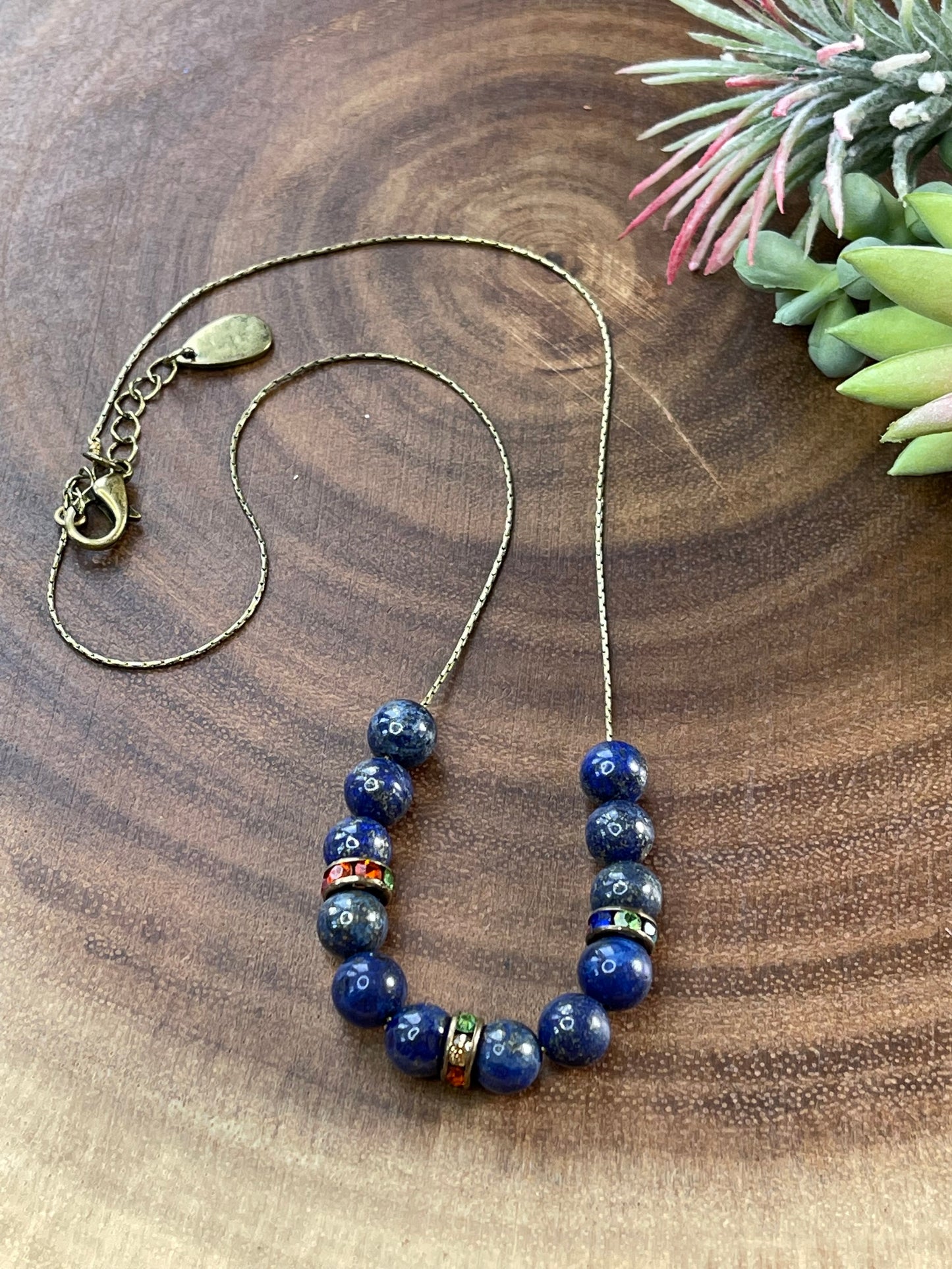 Lapis Lazuli Beaded Necklace