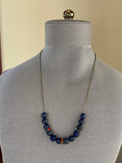 Lapis Lazuli Beaded Necklace