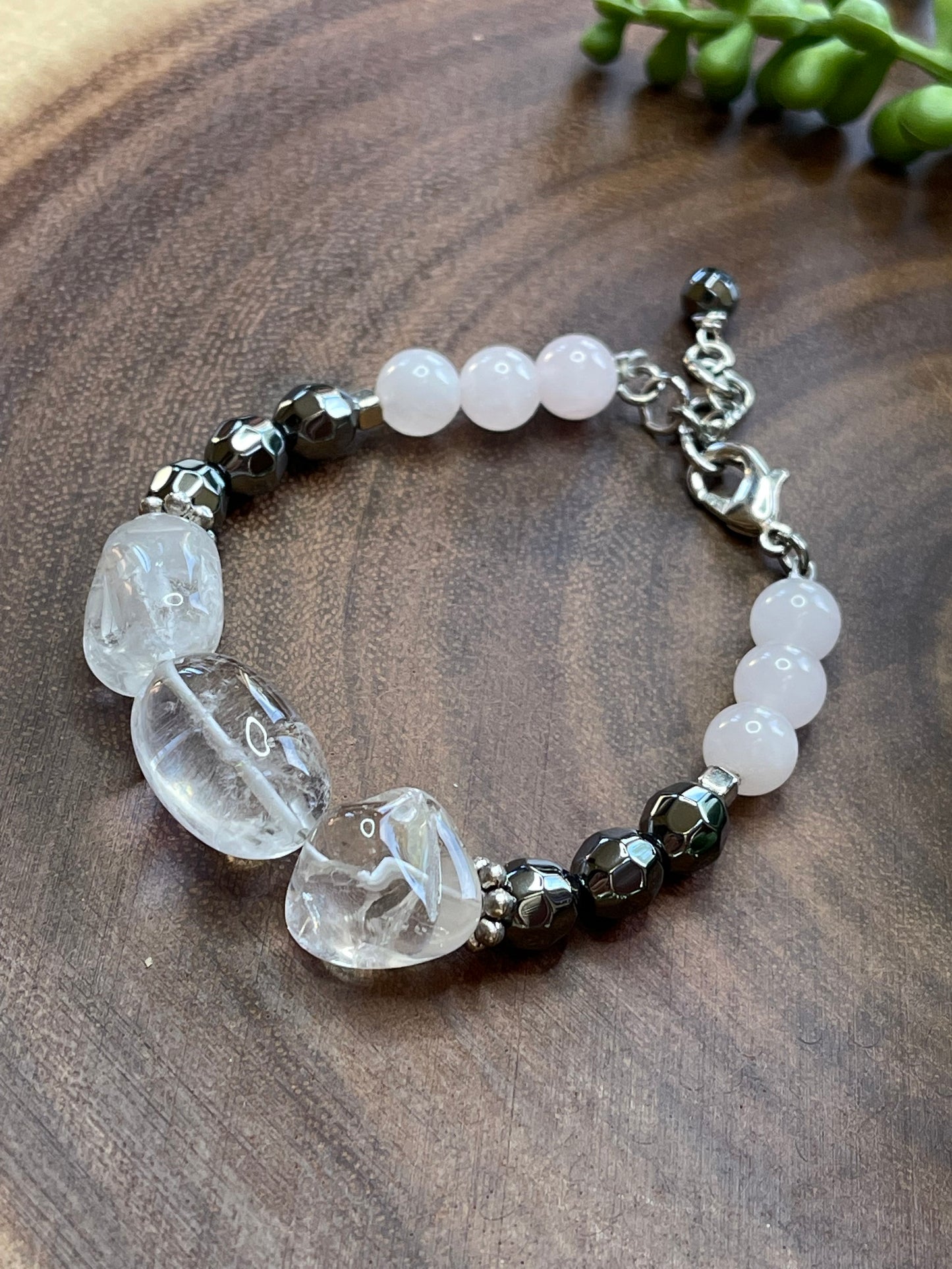 Clear Quartz Nugget Bracelet