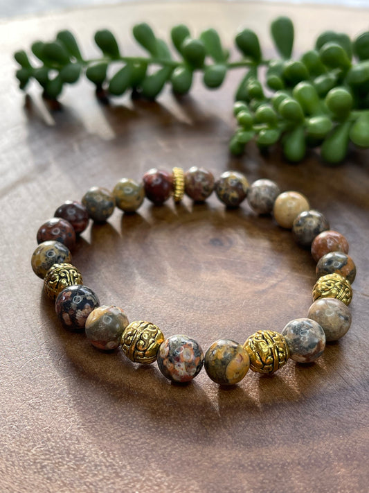 Jasper Beaded Bracelet