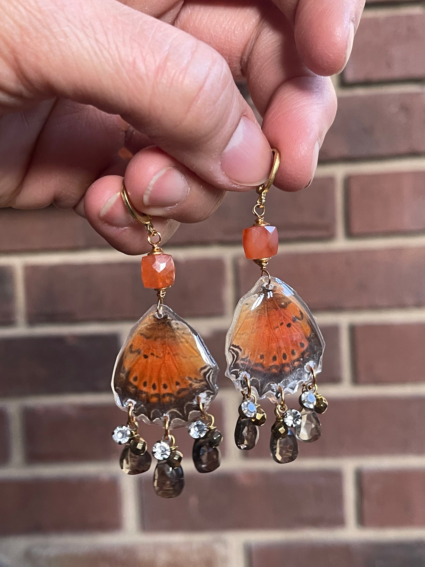 Butterfly Resin Earrings